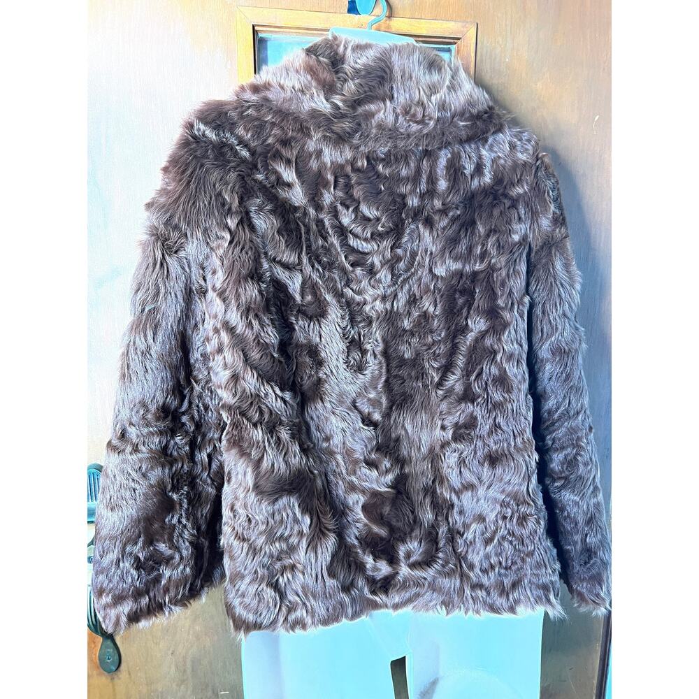 Roots Furs by Sam Fine vintage 50s Womens Fur Dress Jacket Coat size 12 14 large - Picture 3 of 4